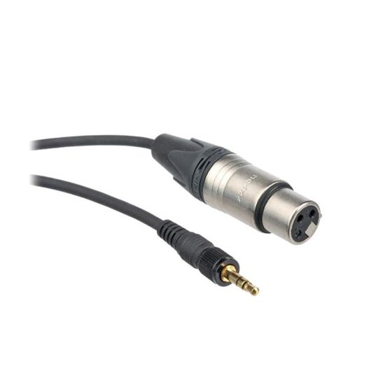 Locking Mini Jack(M) - XLR(F) Cable