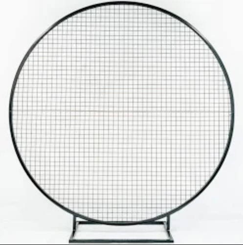2m Mesh Hoop Backdrop Assembly (Black)