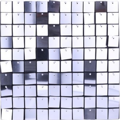 8ft x 8ft Silver Shimmer Wall Assembly