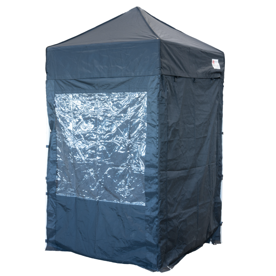 1.5m x 1.5m Heavy-Duty Gazebo Assembly (Black)