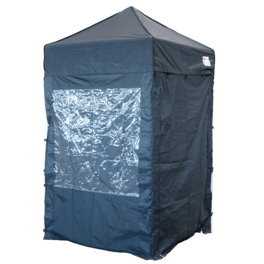 1.5m x 1.5m Heavy-Duty Gazebo Assembly (Black)