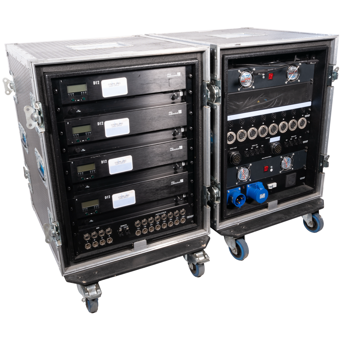 d&b D12 Amplifier Quad Rack