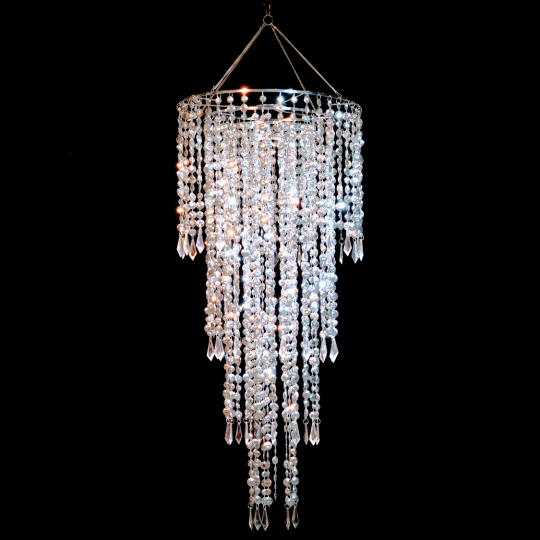 1m Crystal Droplet Effect Chandelier