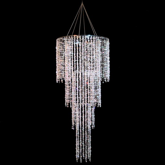 2m Crystal Droplet Effect Chandelier