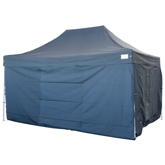 4.5m x 3m Heavy-Duty Gazebo Assembly (Black)