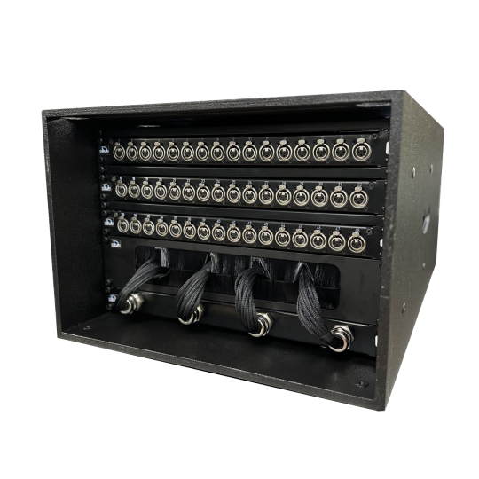 Passive Split Rack - 3 Way 48 Channel Veam inc. 4 Way 12 Channel Patch [SLEEVE]
