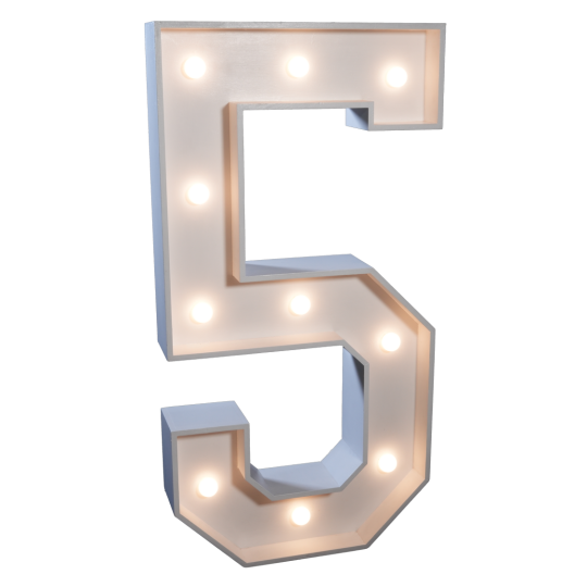 4' Letter '5'