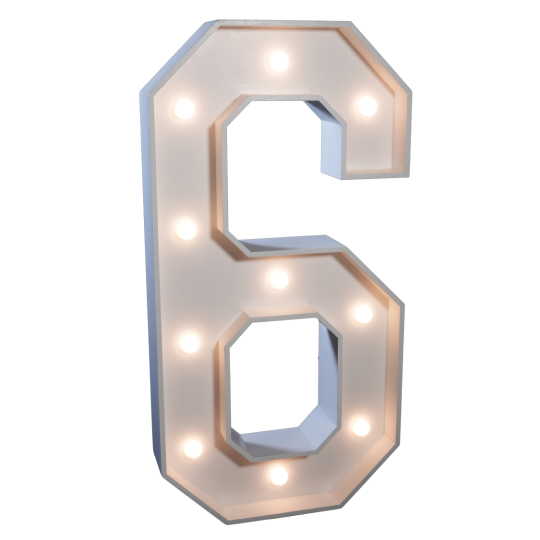 4' Letter '6/9'