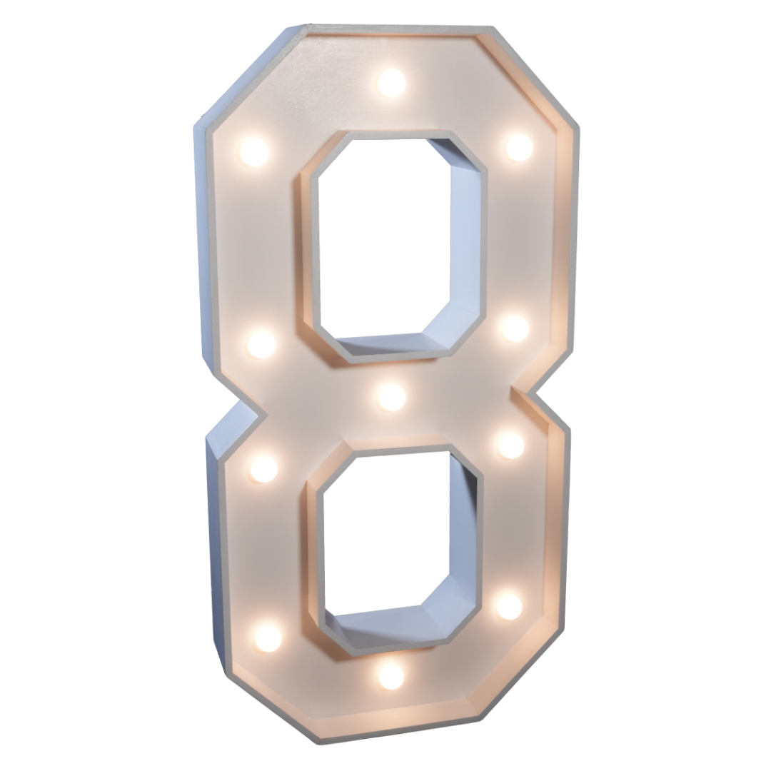 4' Letter '8'