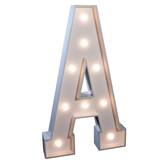 4' Letter 'A'