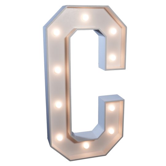 4' Letter 'C'