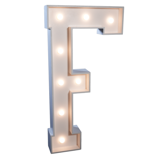 4' Letter 'F'