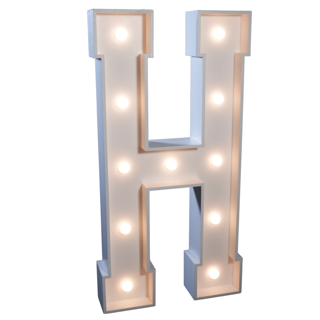 4' Letter 'H'