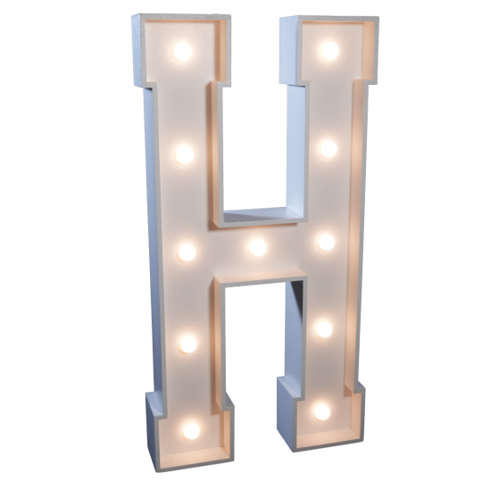 4' Letter 'H'