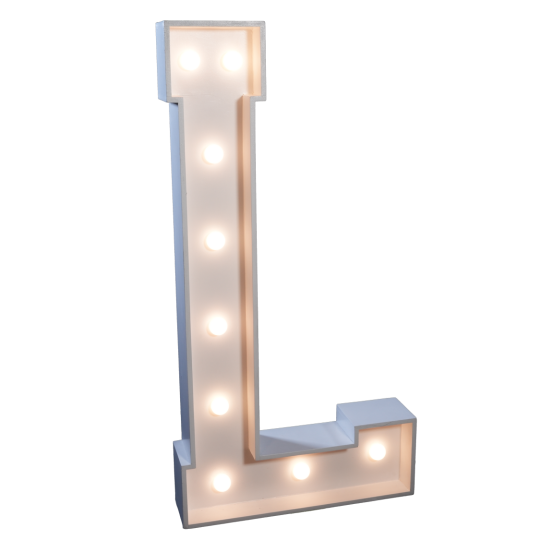 4' Letter 'L'