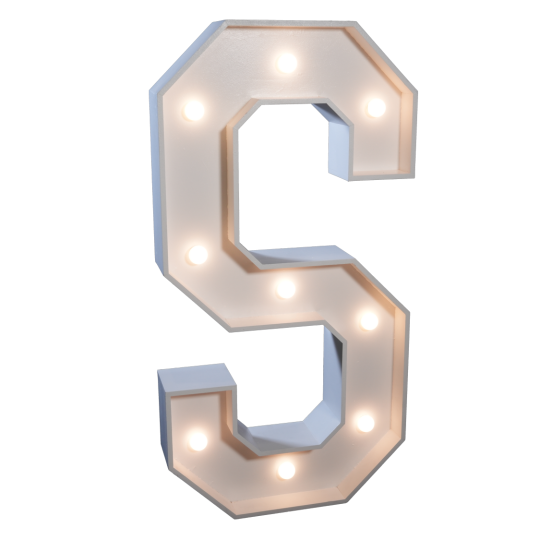 4' Letter 'S'