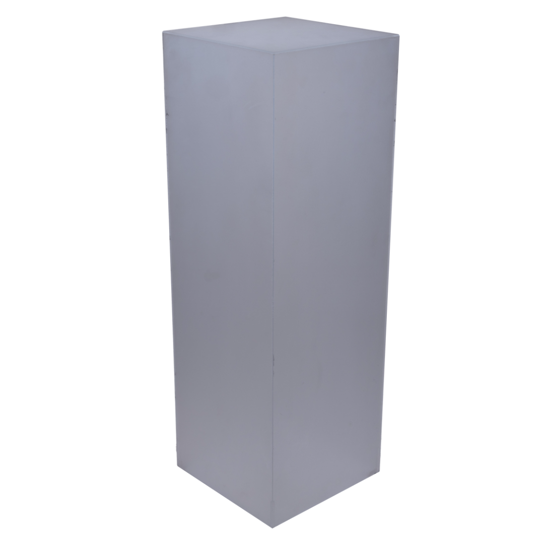 Frosted Perspex Plinth (90cm)