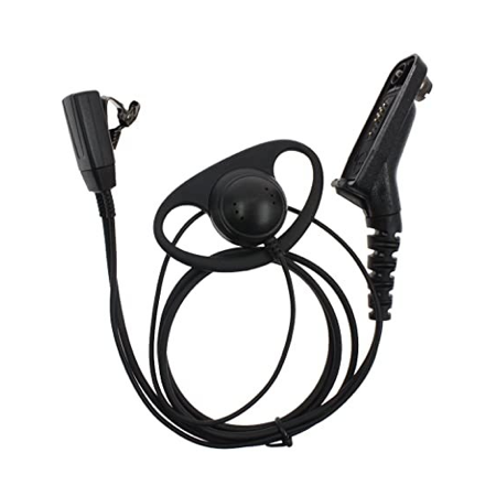 Motorola DP3000 D-Shape Earpiece Inc. PTT Mic Clip