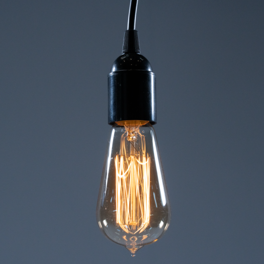 Pear Squirrel Cage Filament Lamp E27 40w