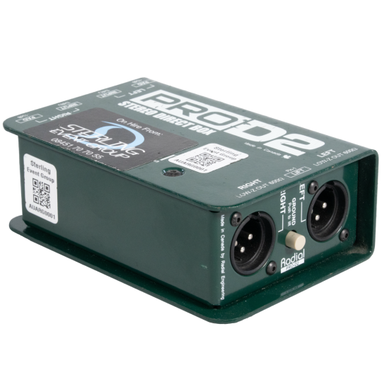 Radial ProD2 Stereo Passive DI Box