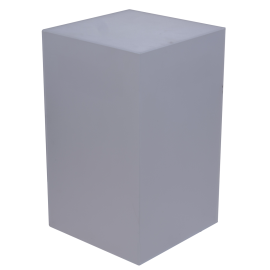 Small Frosted Perspex Plinth (50cm)