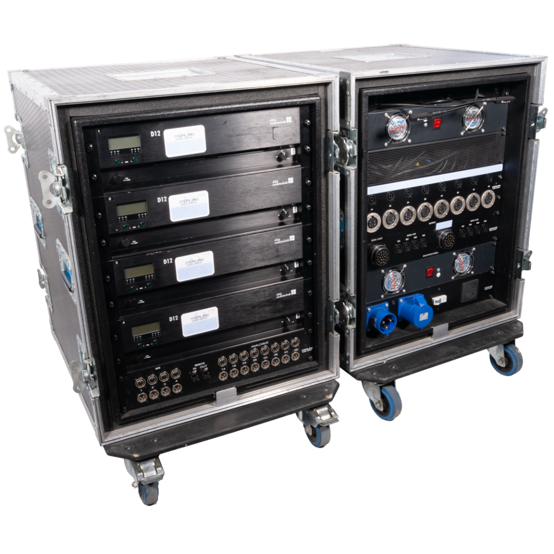 d&b D12 Amplifier Quad Rack