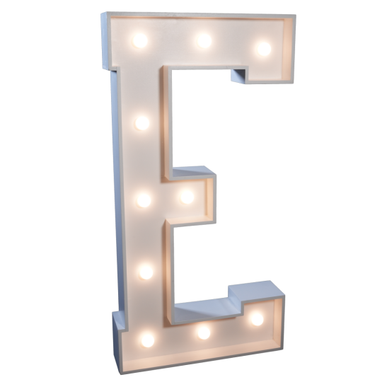 4' Letter 'E'