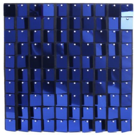 8ft x 8ft Blue Shimmer Wall Assembly