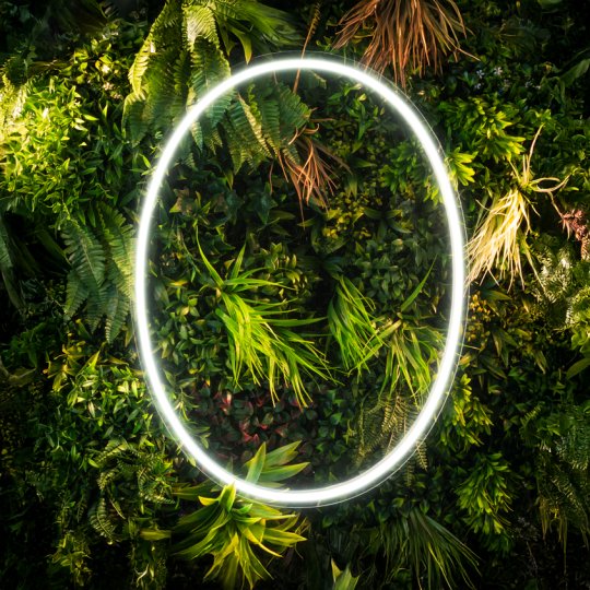 Neon White Sign (LED)  - '0'