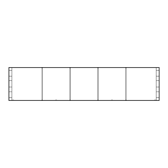 Modular Screen Frame Assembly 13.5m x 3m (4.50:1)