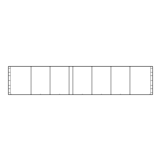 Modular Screen Frame Assembly 19m x 3.75m