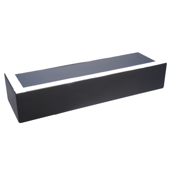 1 Tread Stage Step 190mm (1m Wide) Painted Black