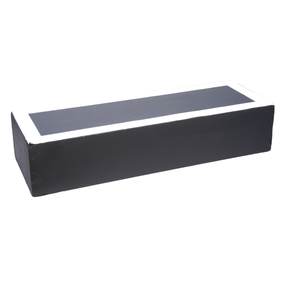 1 Tread Stage Step 190mm (3' Wide) Painted Black