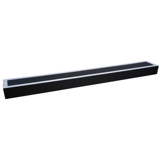 1 Tread Stage Step (8' Wide) Painted Black