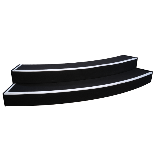 2 Tread Curved Stage Step 380mm (For 8' Octant)