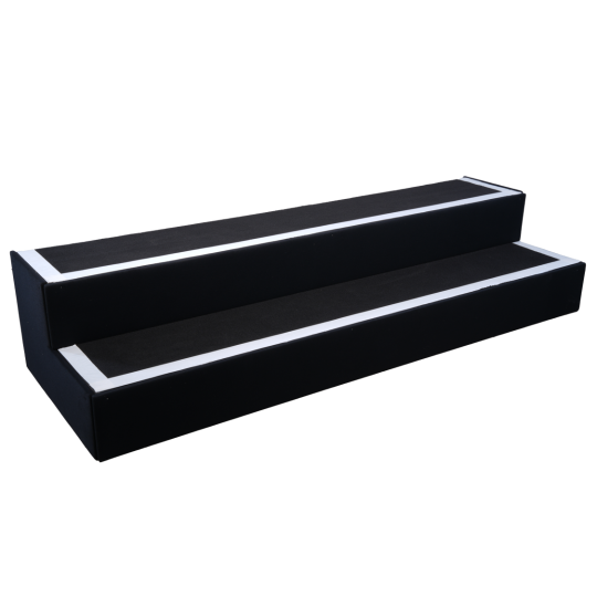 2 Tread Stage Steps 380mm (610mm Deep x 6' Wide)