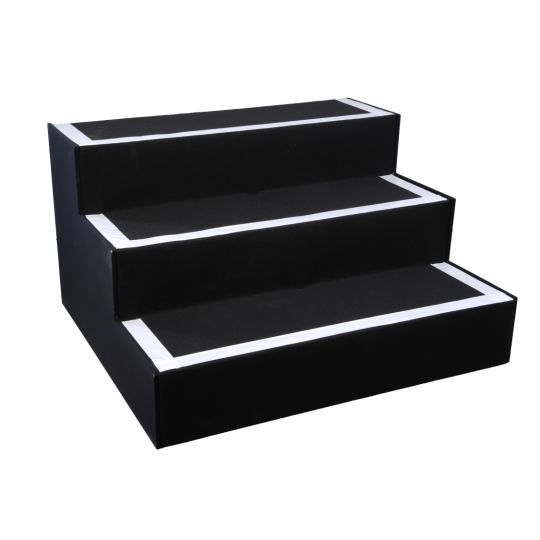 3 Tread Stage Steps 570mm (915mm Deep)