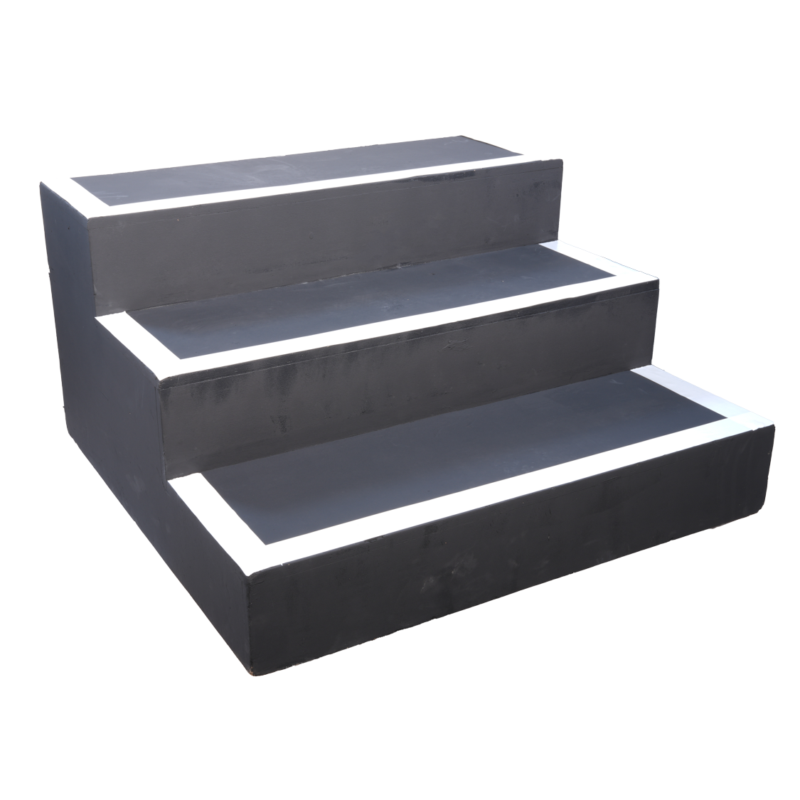3 Tread (Black) Painted Revo Stage Steps 472.5mm