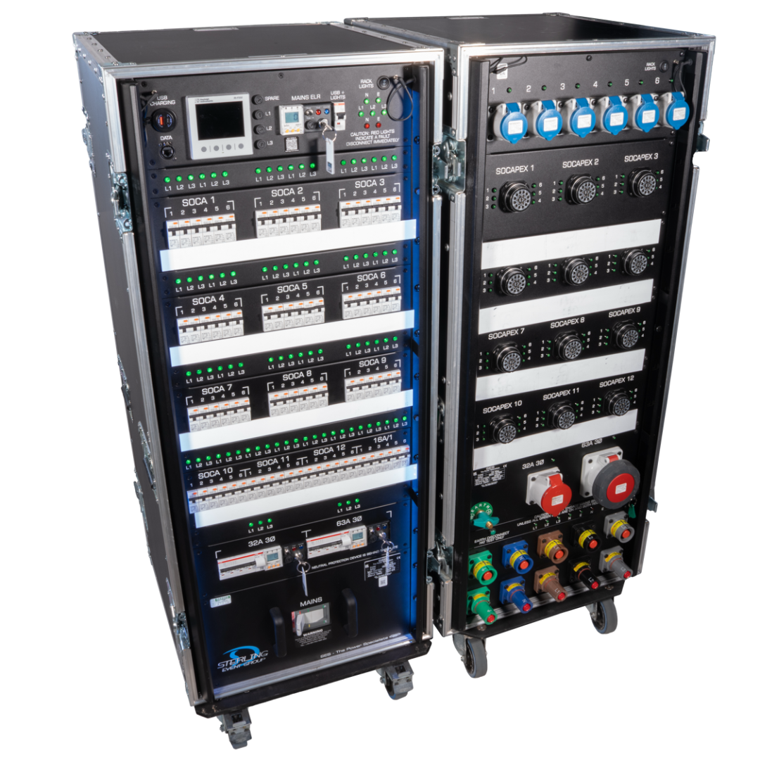 400A 3-Phase 72 Way Socapex Distro
