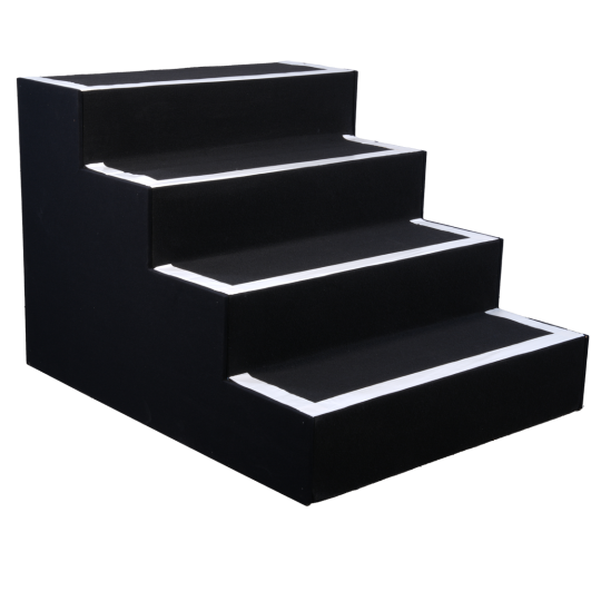4 Tread Stage Steps 755mm (1120mm Deep)