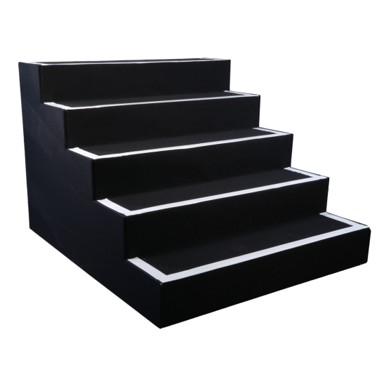 5 Tread Wooden Stage Steps 950mm (1400mm Deep)