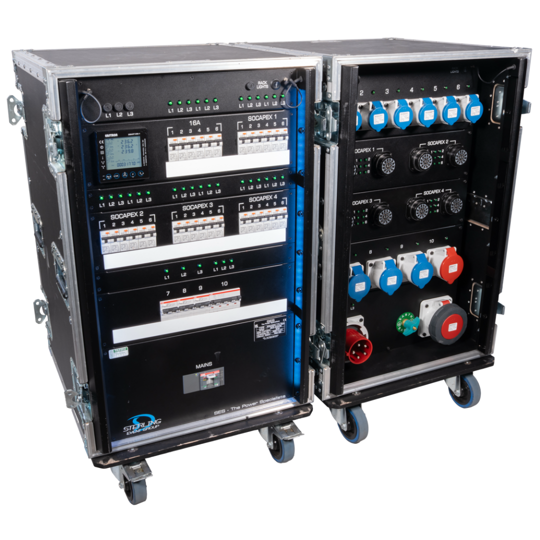 63A 3-Phase 24 Way 48 Out Socapex Event Distro