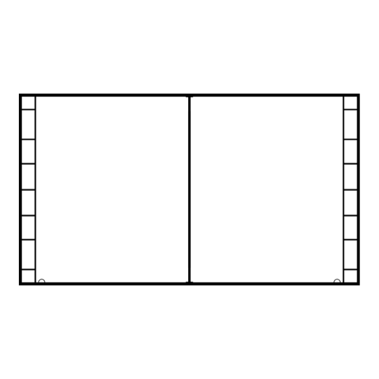 Modular Screen Frame Assembly 6m x 3.37m (16:9) (1.78:1)
