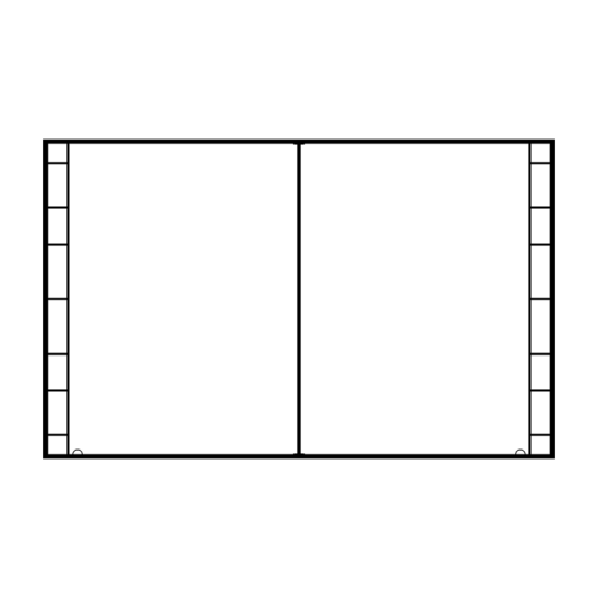 Modular Screen Frame Assembly 6m x 3.75m (16:10) (1.6:1)