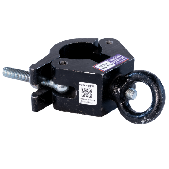 Badger Clamp: Half Coupler - M12 Eye Bolt 0.34T (Black)