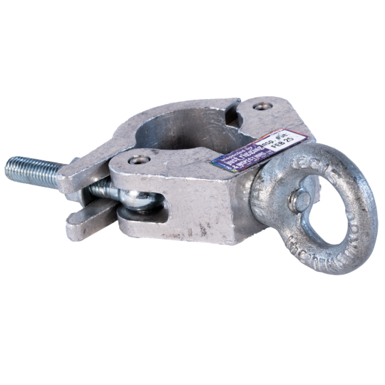 Badger Clamp: Half Coupler - M12 Eye Bolt 0.34T (Silver)