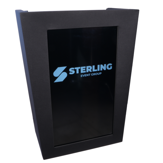 Column Lectern with Cutout for 43" Screen