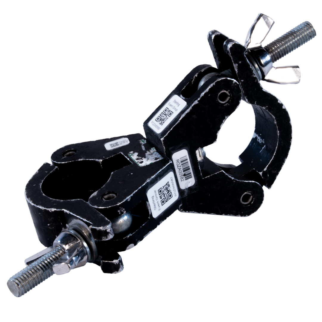 Doughty Slimline Swivel Coupler 750KG SWL (Black)