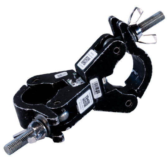 Doughty Slimline Swivel Coupler 750KG SWL (Black)