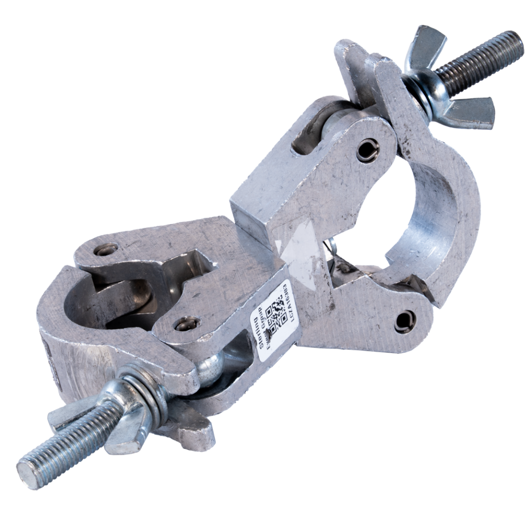 Doughty Slimline Swivel Coupler 750KG SWL (Silver)